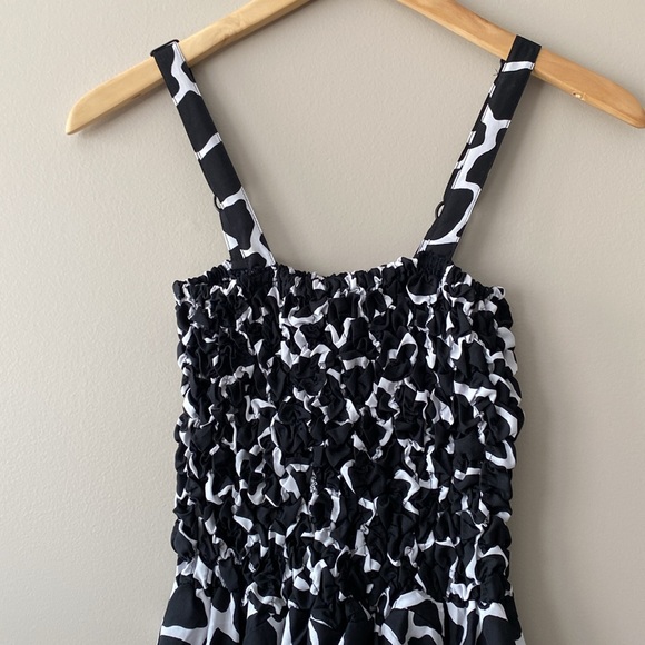 Rima Giraffe Print Sundress with Handkerchief Hem - Picture 3 of 7